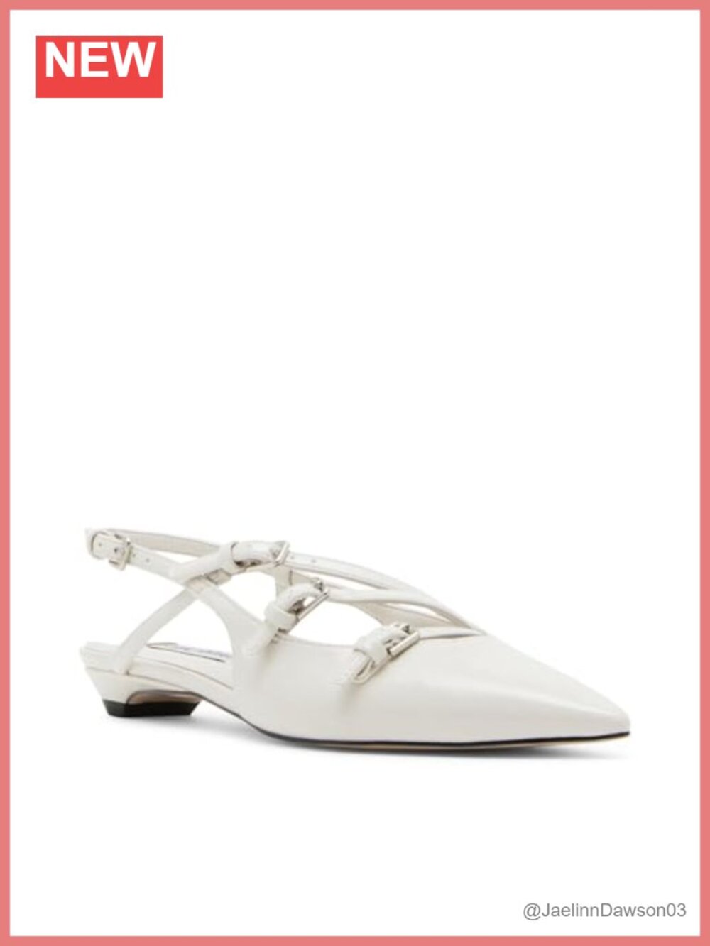 Steve Madden Peony Pointed Toe Kitten Heel Mule Slingback Women's Shoes